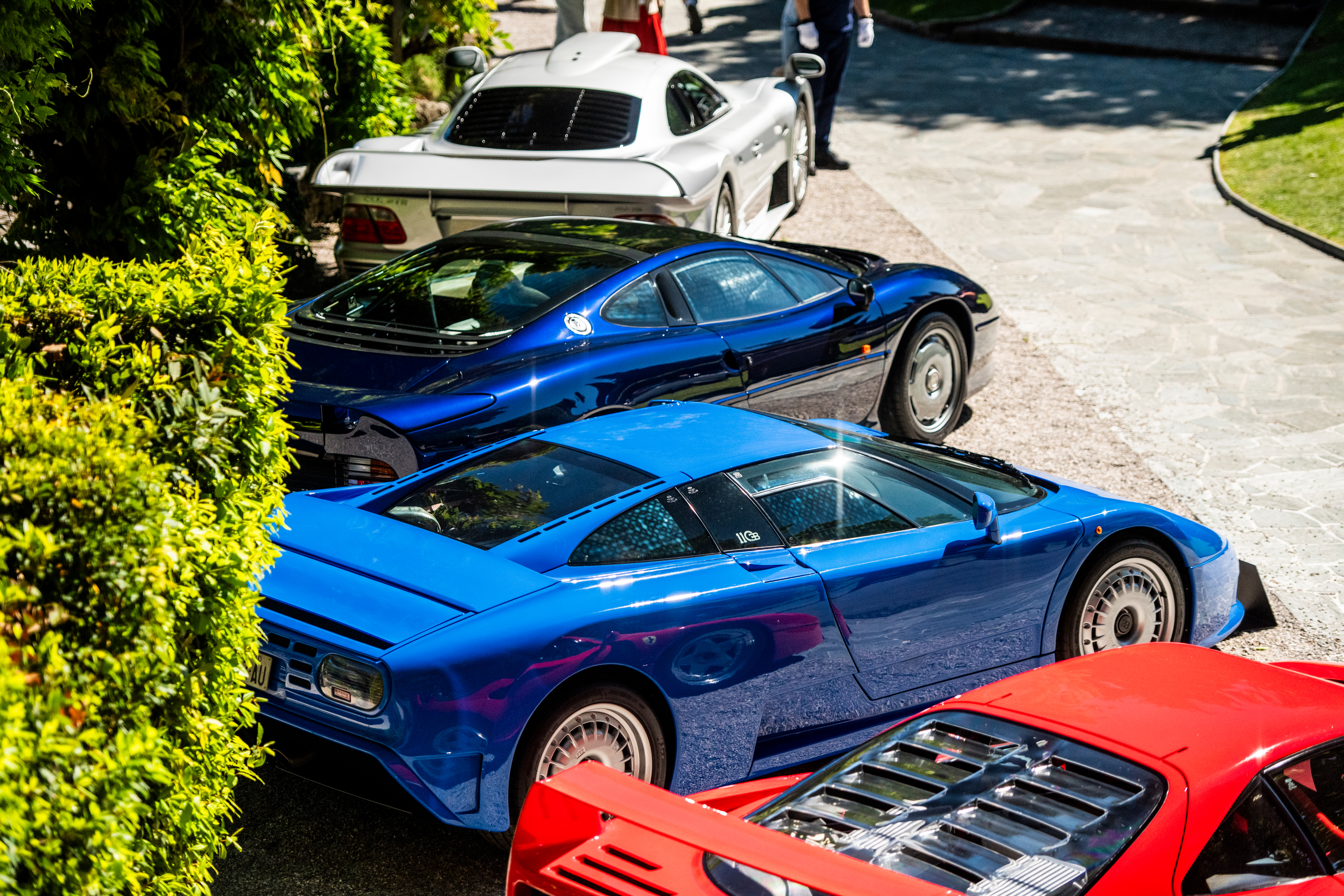 Bugatti EB110 GT at the Concorso d'Eleganza Villa d'Este, 2026.